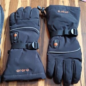 Ororo Heated Black Gloves